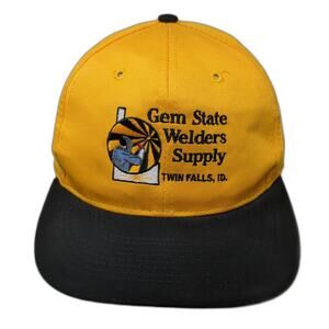 Otto Snapback Hat Yellow One Size Gem State Welders Supply Twin Falls ID Welding